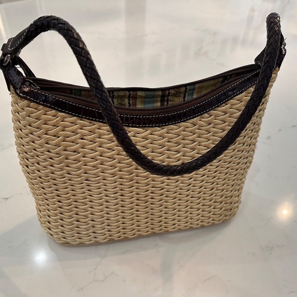 Brighton Woven and Leather purse - Picture 2 of 5